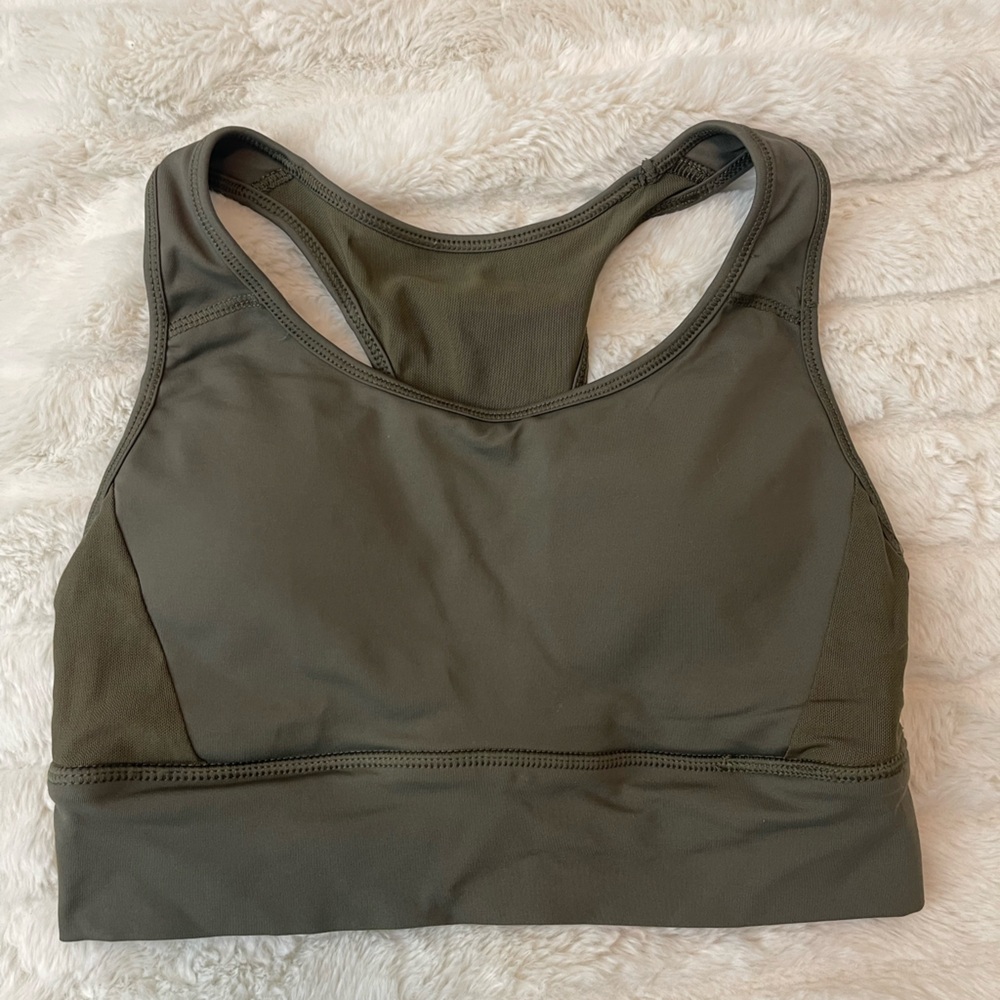 Forever 21 Khaki Sports Bra